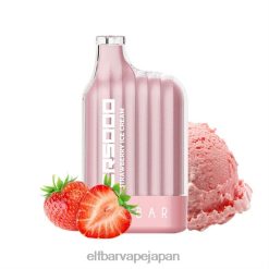 ELFBAR CR5000 使い捨て電子タバコ ストロベリーアイスクリーム JPVR2266 - Elf Bar Vape Japan