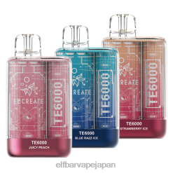 ELFBAR EBCREATE TE6000 サンプラーパック マルチフレーバー JPVR2247 - エルフバー 個人輸入