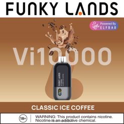 ELFBAR Funky Lands Vi10000 使い捨て電子タバコ クラシックなアイスコーヒー JPVR2398 - エルフバー 使い方