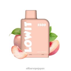 ELFBAR LOWIT 5500 充填済みポッド ジューシーな桃 JPVR2380 - Elf Bar 日本