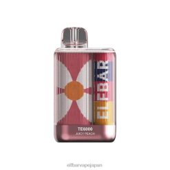 ELFBAR TE6000 使い捨て電子タバコ ジューシーな桃 JPVR2325 - エルフバー 味