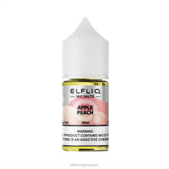 ELFBAR ELFLIQ Nic Salt 30ml アップルピーチ NJLJ67 Elf Bar Vape Japan