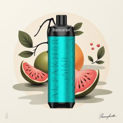 Al Fakher Crown Bar 8000 Crystal 黒カシスアイス600mAh