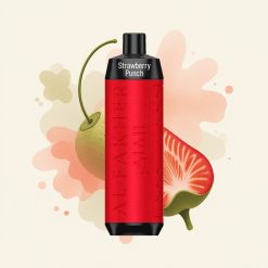 Al Fakher Crown Bar 8000 Crystal ストロベリーパンチ 600mah